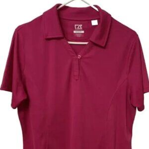 Cutter & Buck CB DryTec Women's Golf shirt Pink Size XL